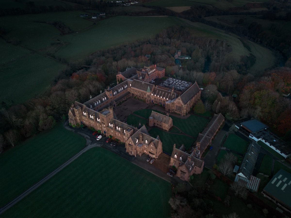 Aerial survey of a large property